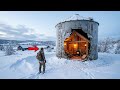 He Built a Cabin Inside an Abandoned Grain Silo — By Morning, It Was the Only Warm House Left,