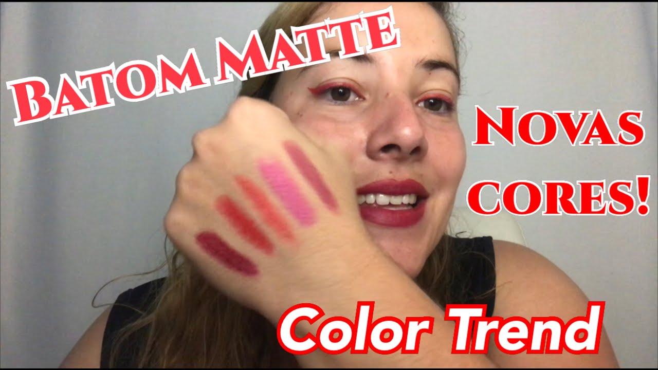 Batom Matte Color Trend Avon - Novas cores!