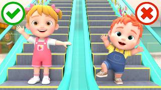 escalator safety song educational kids songs kids songs