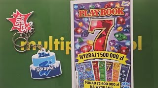 Zdrapki Lotto 🎲 PLAYBOOK 7 #0507 za 30 zł 👉 Zakończenie Sprzedaży 23.04.2025 🏁