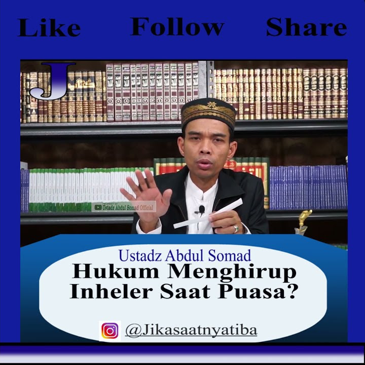 Hukum Menghirup Obat Asma Saat Puasa? Ustadz Abdul Somad Lc MA