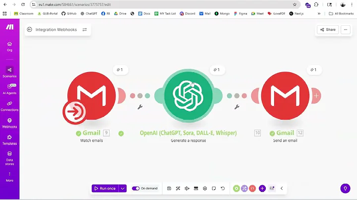 Build an AI Email Autoresponder with Make.com + OpenAI + Gmail (Automation Tutorial) | Muhammad Emon