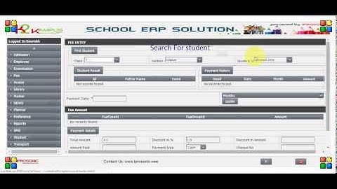 Fee Module - School Management System