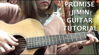 Promise (BTS Jimin) - Easy Guitar Tutorial & Chords chords