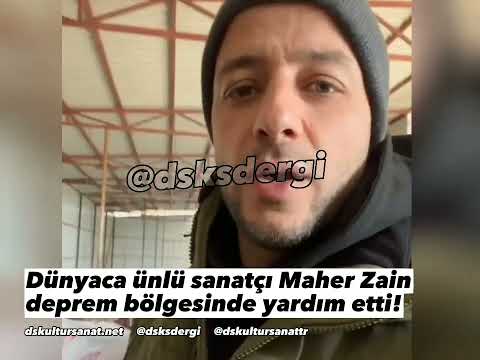 Dünyaca ünlü sanatçı Maher Zain deprem bölgesinde yardım etti! @MaherZain