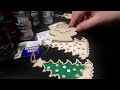 🎄Christmas craft project...Painting wooden ornaments for family and reborn Christmas tree 🎄 🎄Christmas craft project...Painting wooden ornaments for family and reborn Christmas tree 🎄