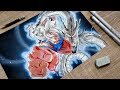 Anime Art - Drawing GOKU Ultra Instinct | DRAGON FIST