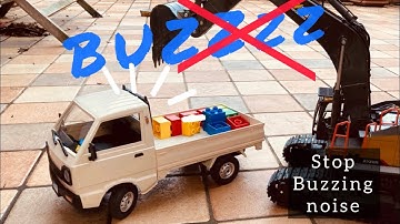 WPL D12 upgrade: no buzzing noise