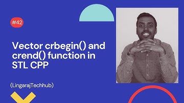 Vector crbegin() and crend() function in CPP #42