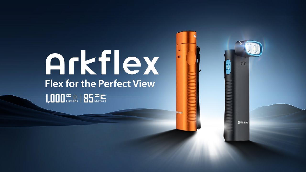 olight arkflex adjustable right angle flashlight EDC Flashlight, 1000 Lumens Rechargeable Handheld Lights, Two-Way Pocket Clip with an 0-90Articulating Head for Working Outdoors and Repairing (Orange): Buy Online at Best Price in UAE Olight Arkflex Review  Pivot-Head