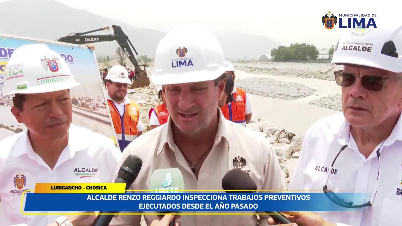 Supervisión de trabajos de enrocado en el río Rímac | 04 de marzo