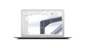Structural Steel Design with SOLIDWORKS - SolidSteel parametric, 3D CAD Steelwork, Teaser #1