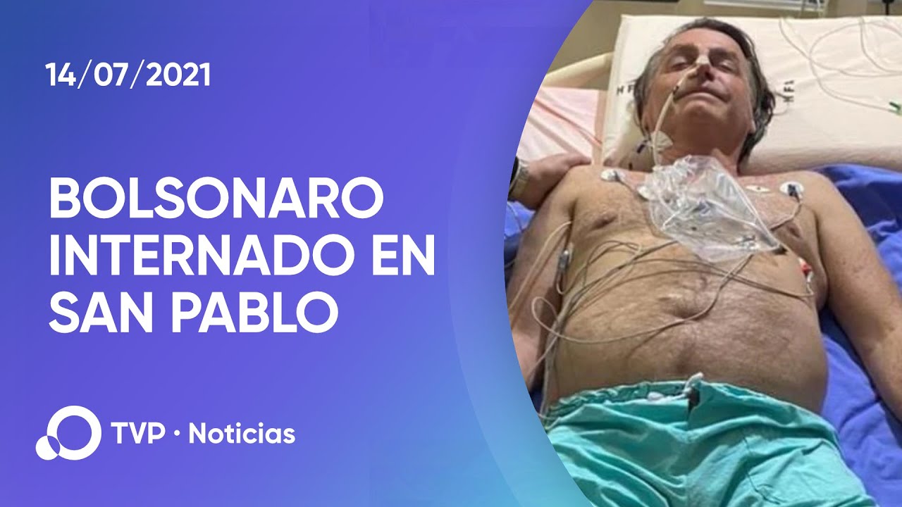 Internan a Jair Bolsonaro por una crisis de hipo y dolor abdominal