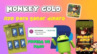 "Monkey Gold" (Prueba de Pago) app para Ganar Dinero a Paypal! screenshot 3