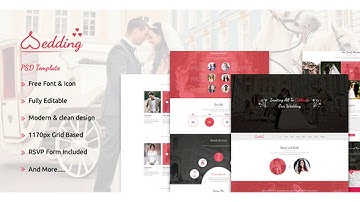 The Wedding - Bootstrap Responsive PSD Template | Themeforest Website Templates and Themes