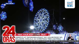 Serbisyo At Pagmamalasakit Ng Volunteers Ng Malabon, Kinilala Sa Christmas Tree Lighting 24 Oras