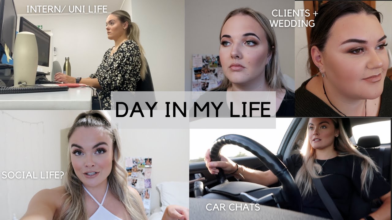 DAY IN LIFE AS A UNI STUDENT, INTERN, NANNY & MAKEUP ARTIST.... wowwe- Fallon Kate