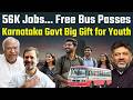 56,000 Jobs + Free Bus + ₹2,000 Cr Road Development: Congress Delivering in Karnataka