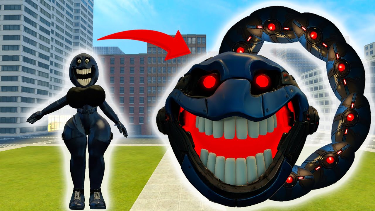 ALL SIZE COMPASION ROBLOX HUNGRY WORM OMNISNAKE LOVE STORY! In Garry's Mod!