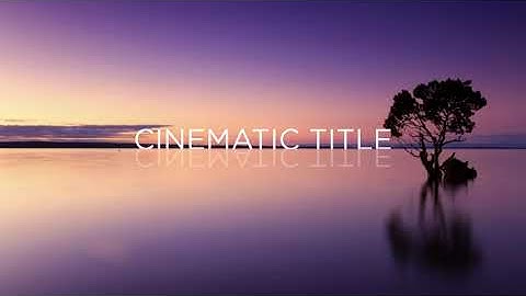 TRANSITION TEST: Cinematic Title Reveal on Shotcut - Tutorial Coming Soon! Turn notification on
