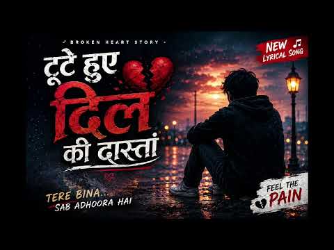 टूटे दिल की दास्तां 💔 | Sad Hindi Lofi Song 2026 | Broken Heart Song | Emotional Lyrics