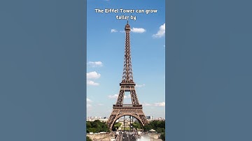 Did You Know the Eiffel Tower Grows in Summer? #shorts