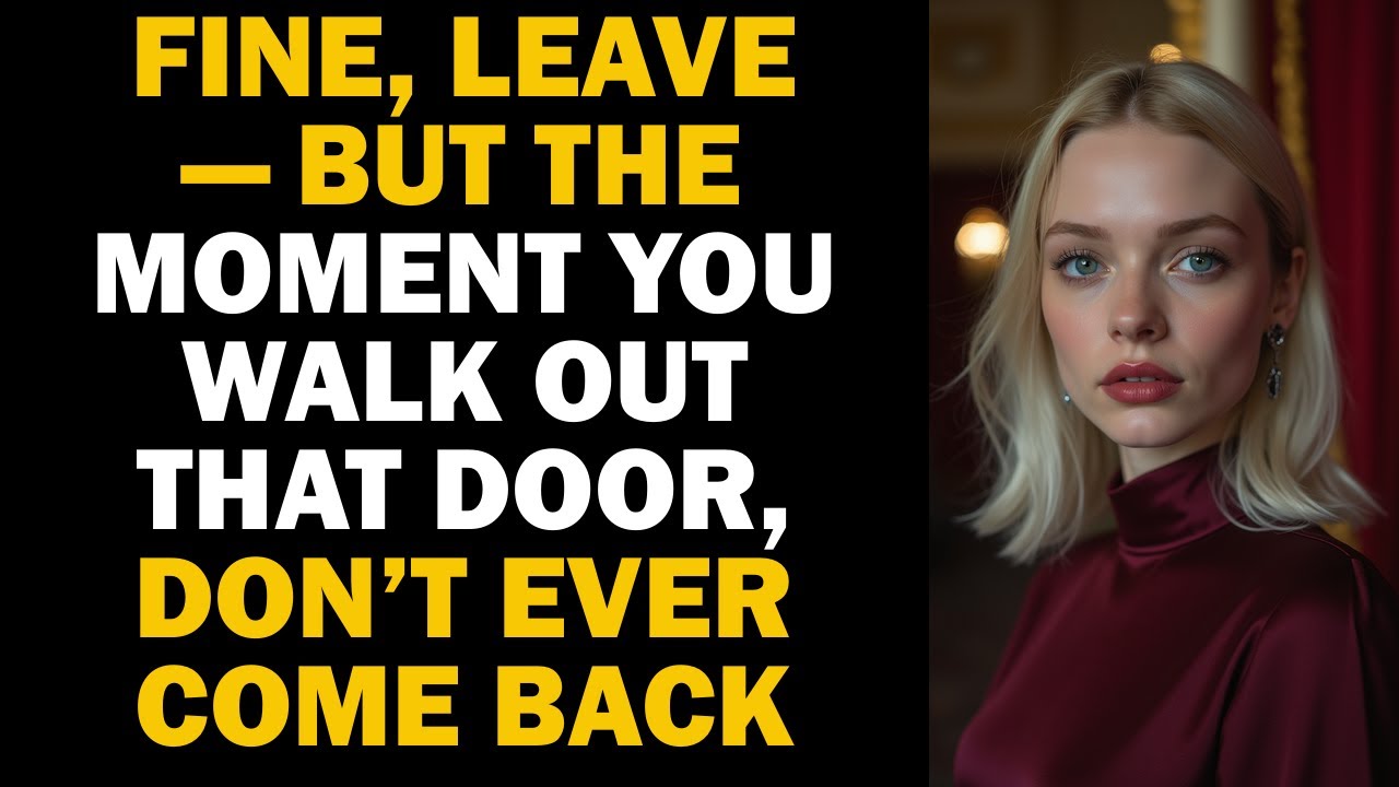 She Stepped Out the Door Without Looking Back — That’s When I Ended