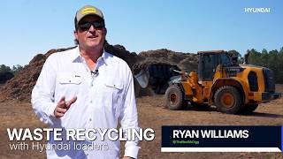 @TheRealMrDiGG Turns Wood Waste To Mulch with Hyundai Wheel Loader Fleet