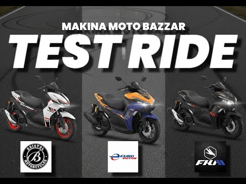 MAKINA MOTO BAZZAR 2025 TEST RIDE CONSORTIUM Bristol AX180 FKM Fyro180 Euro Griffin 180