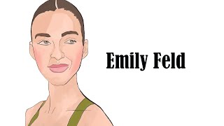 ‘Stylized portrait of Emily Feld