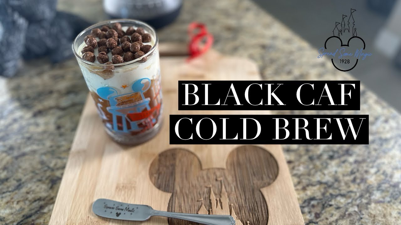 Black Caf Cold Brew from Docking Bay 7 in Disneyland