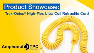 Trex-Onics® High-Flex Ultra Coil Retractile Cord | Product Showcase | Amphenol TPC Wire & Cable