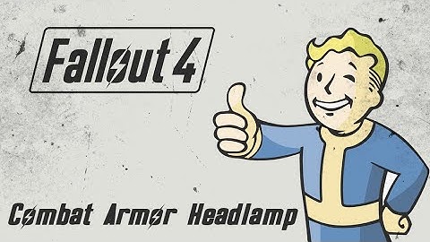 [Fallout 4] Combat Armor Headlamp