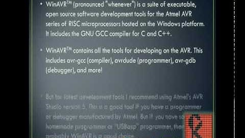 Introduction to WinAVR