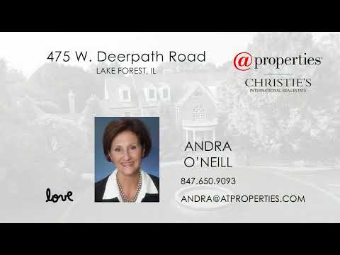 475 W Deerpath Road, Lake Forest, IL home video tour