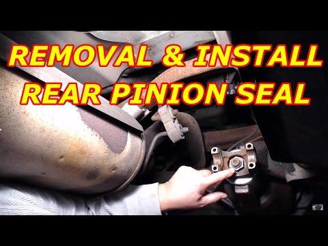 HOW TO REPLACE A CHEVY TAHOE REAR PINION SEAL