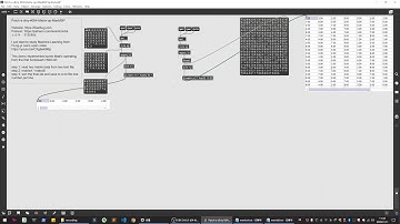 Matrix, file r/w, regexp, list operating implemented with MaxMSP - [Patch a dirty #004]