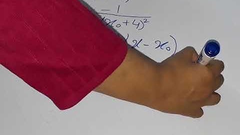 Tangent Line Passes Through The Origin