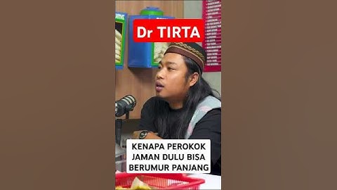 FAKTA PEROKOK BERAT MENURUT  DR TIRTA