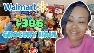 Walmart Grocery Haul For A Large Family $386 May 2024