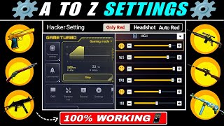 Free Fire A To Z Headshot Setting Free Fire Best Sensitivity, Custom Hud, Dpi & Fire On