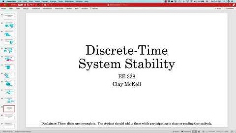 EE328 Unit4: Discrete-time system stability