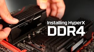 DDR4メモリの取り付け方法 | HyperX