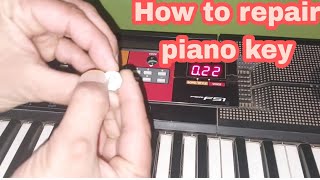 How to repair piano key