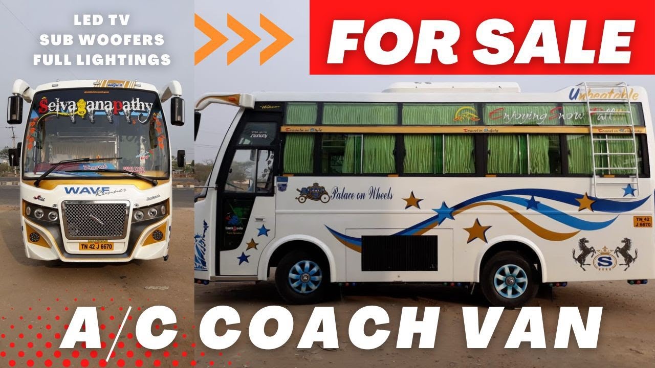 Swaraj Mazda AC coach van for sale | Second hand coach van sales | @Wecares