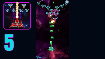 Galaxy Attack: Alien Shooter Gameplay Walkthrough | Level 5