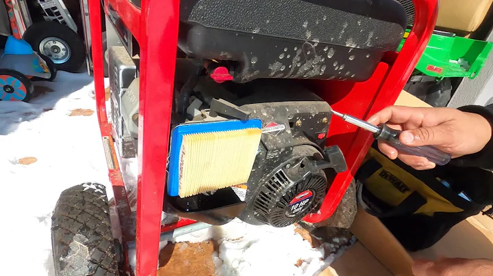 Troubleshooting and fixing a leaky and unresponsive Troy Bilt Generator