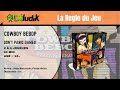 Cowboy bebop   la rgle du jeu  dont panic games deckbuilding