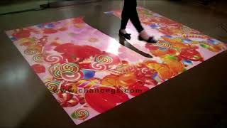 Interactive Floor - Colorful candies