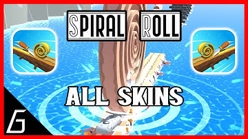 Spiral Roll - Gameplay Part 3 - All Skins (iOS, Android)